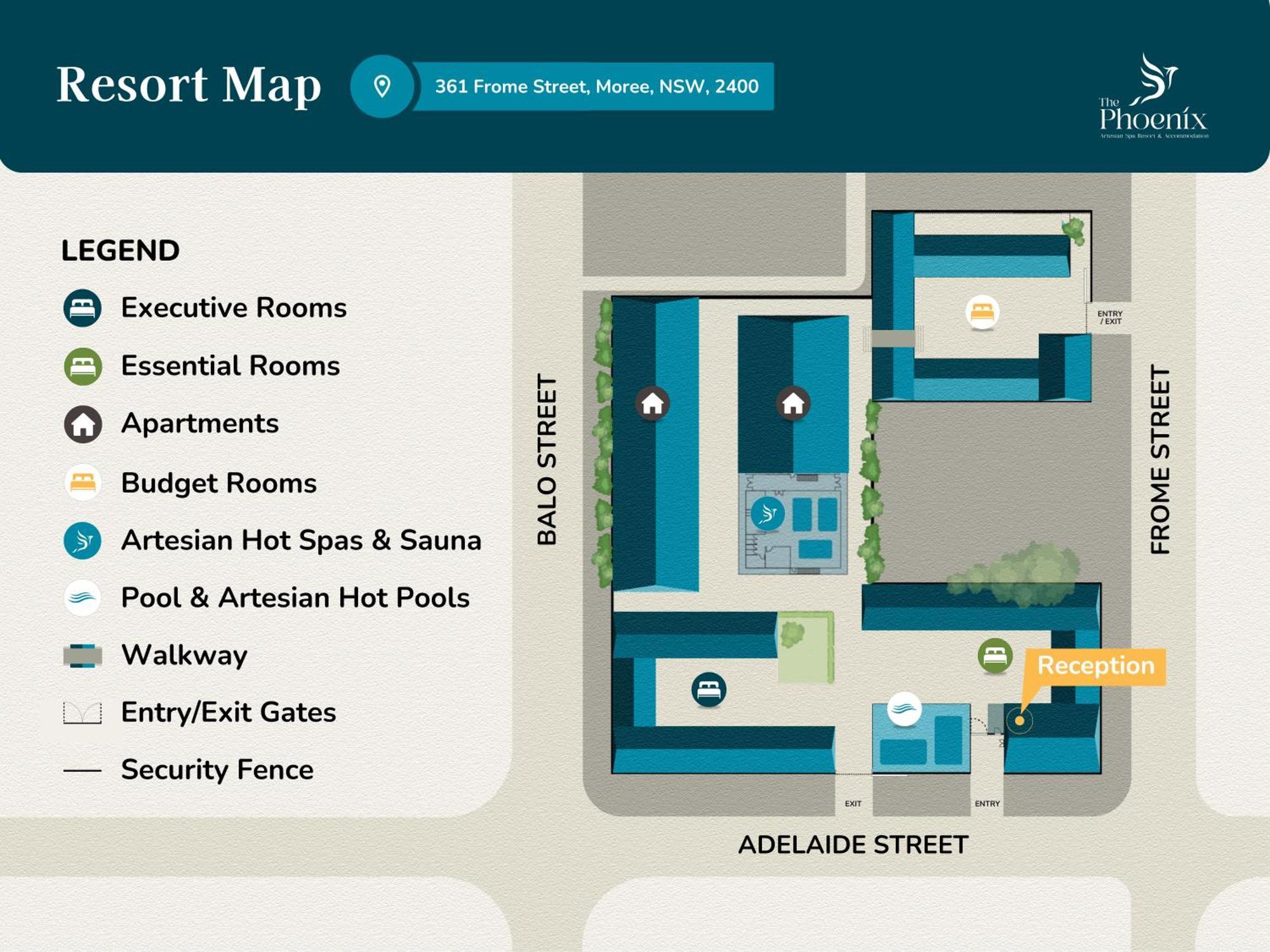 The Phoenix Artesian Spa Resort And Accommodation Moree Extérieur photo